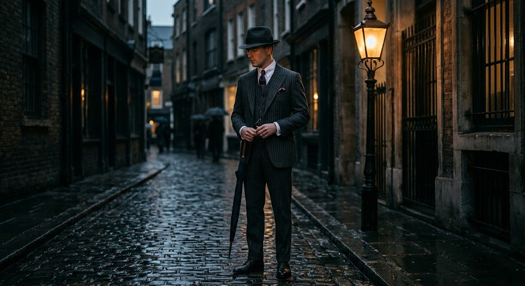 1920s mens fashion gatsby gangster vintage style