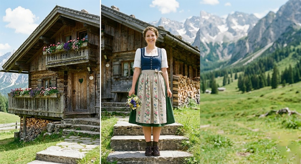 dirndl dress for ladies traditional German Austrian style