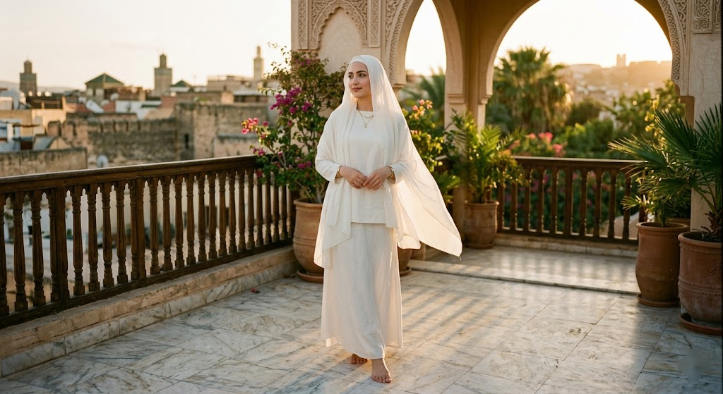 top hijab arab styles for women in elegant modest fashion setting