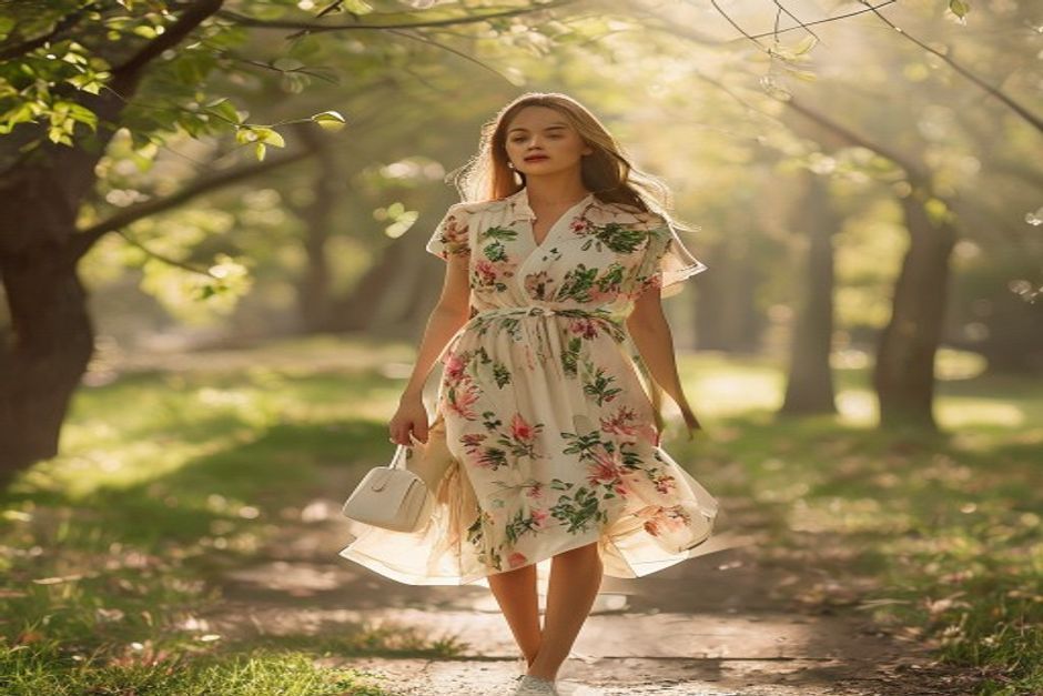 white sneaker dress outfit ideas for women styled in a clean realistic fashion setting