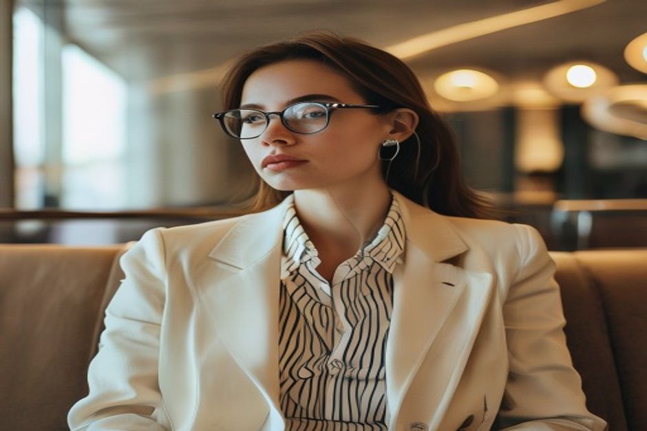 airport layers outfit ideas for women in cool weather third styling look