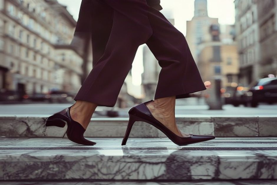 burgundy heel outfit ideas for women first styling look