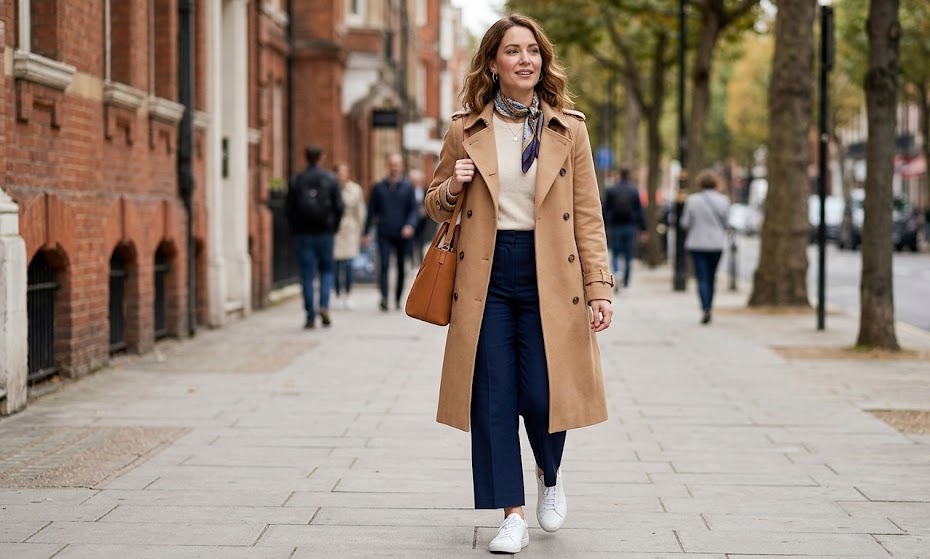 camel trench outfit ideas for women second styling look