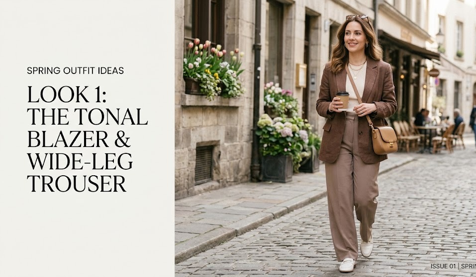 cocoa brown spring outfit ideas for women fourth styling look