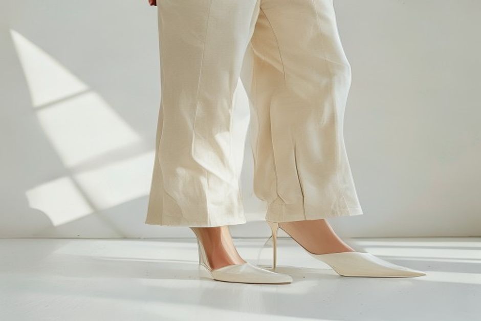 cream trouser outfit ideas for women first styling look