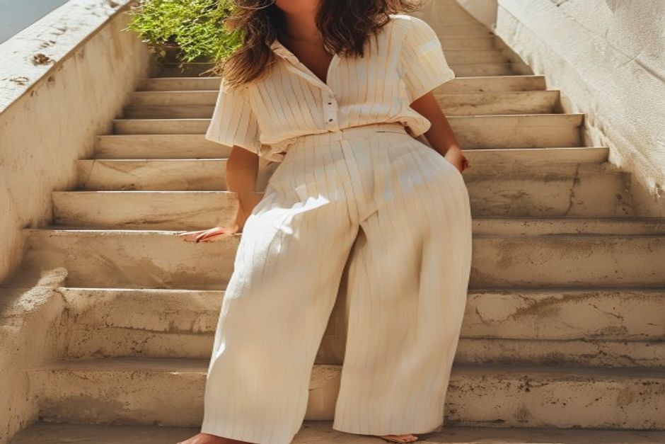 cream trouser outfit ideas for women fourth styling look