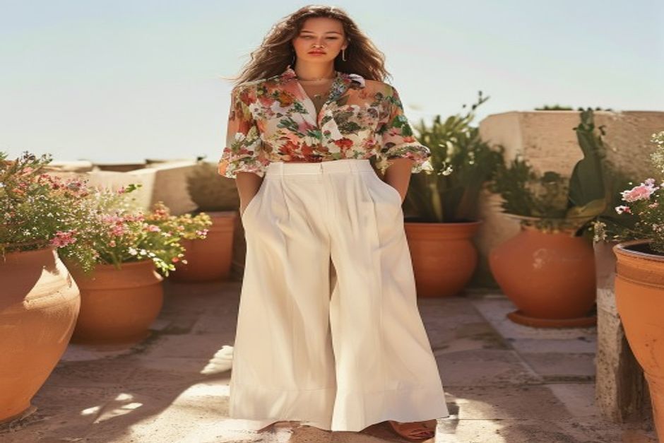 floral blouse outfit ideas for women second styling look