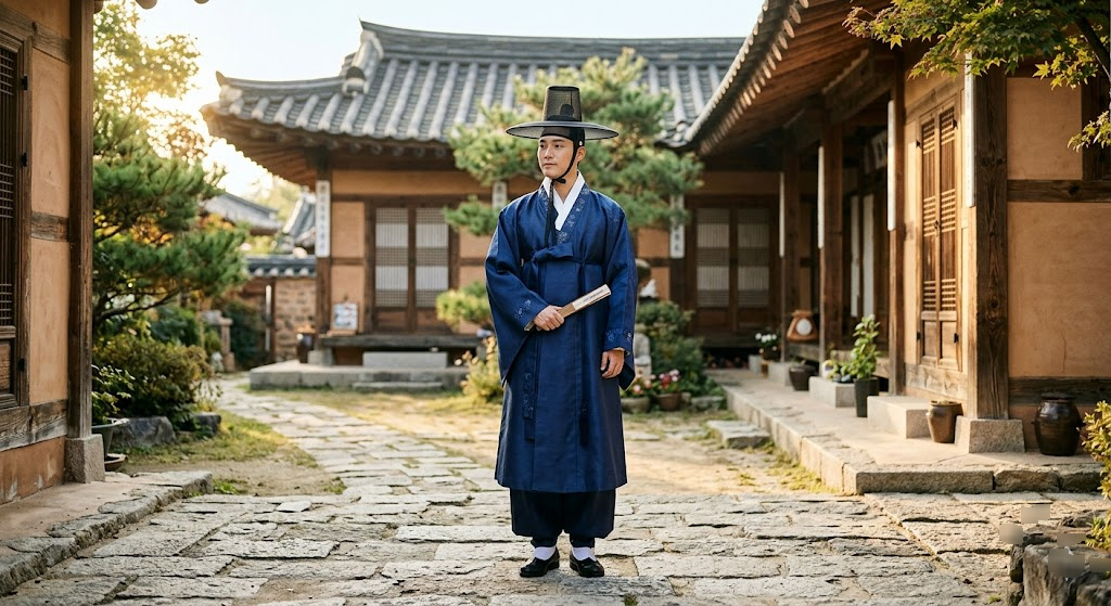 korean traditional dress male hanbok