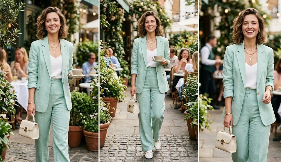 ice mint outfit ideas for women for brunch first styling look