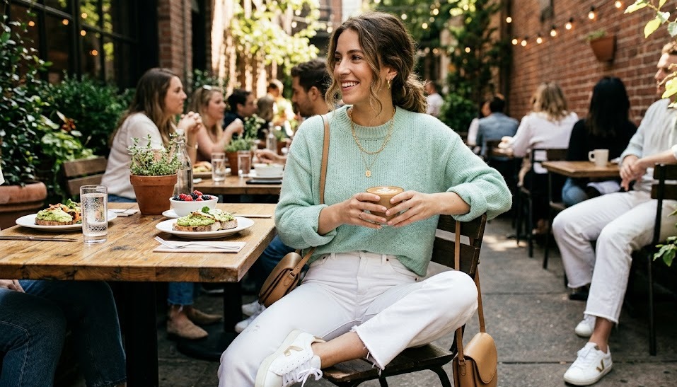 ice mint outfit ideas for women for brunch third styling look