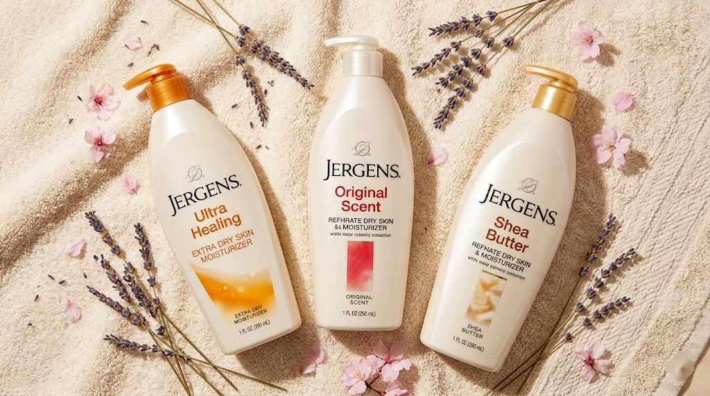 jergens lotion ultra healing shea butter variants