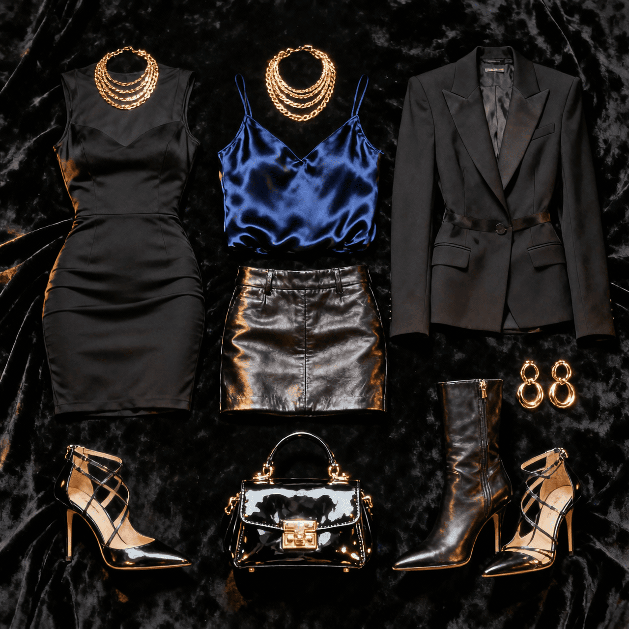 polished club outfit essentials styled for a fashionable night out