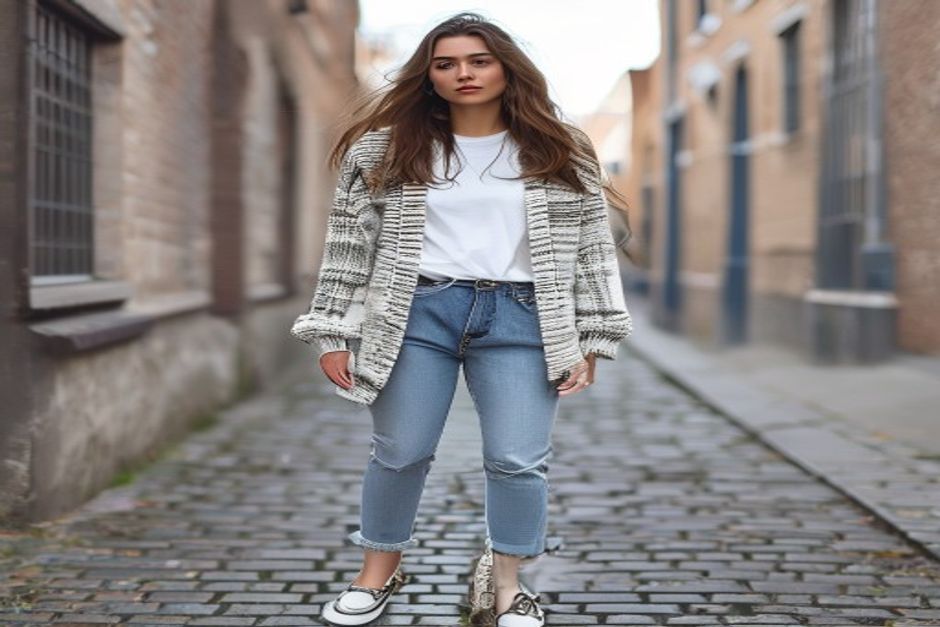 preppy cardigan outfit ideas for women second styling look