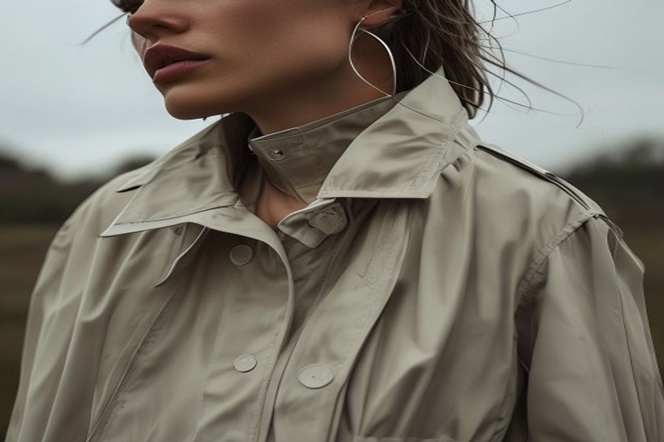 raincoat outfit ideas for women that still look cute second styling look