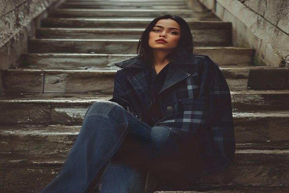 raincoat outfit ideas for women that still look cute fourth styling look