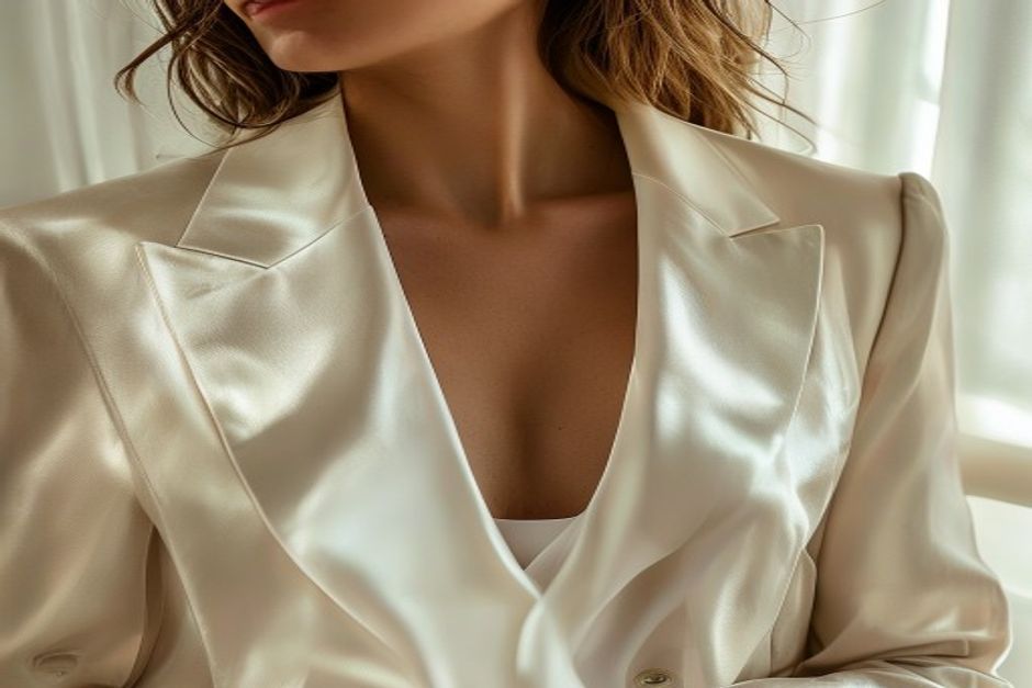 satin blazer outfit ideas for women first styling look