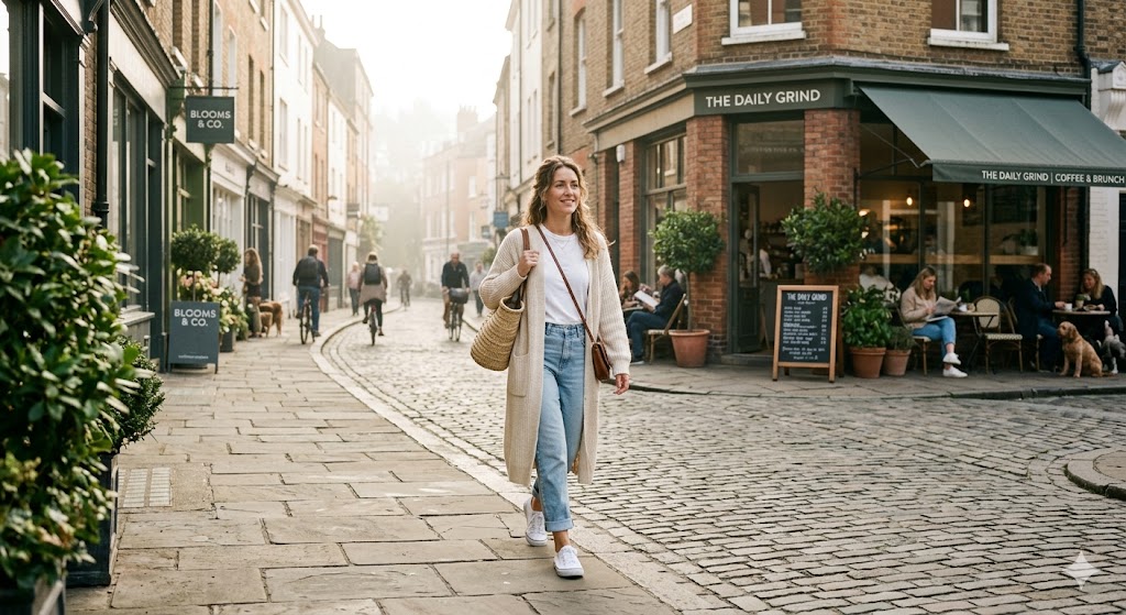 sunday coffee run outfit ideas for women second styling look