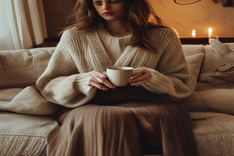 taupe knit outfit ideas for women fourth styling look