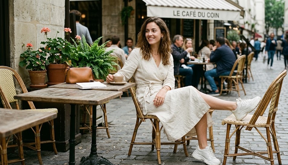 white sneaker dress outfit ideas for women third styling look